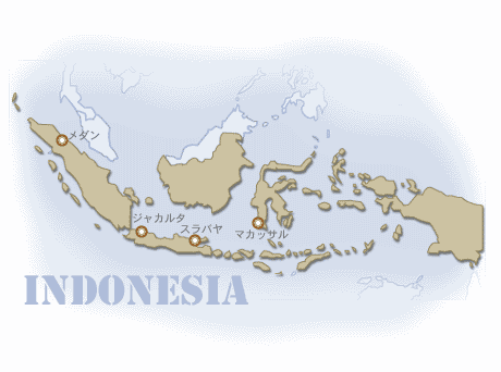 インドネシア地図
