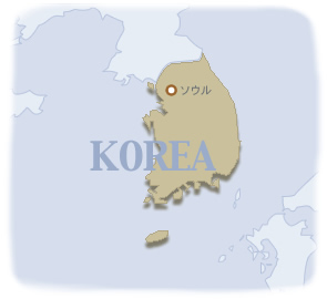 韓国地図